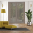 Luxe Taupe Replacement Vertical Blind Slats Open