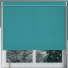 Luxe Teal Electric No Drill Roller Blinds Frame