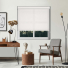 Luxe White Electric No Drill Roller Blinds