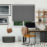 Mirage Solar Grey Electric Roller Blinds