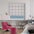 Patchwork Mulberry Electric Roller Blinds