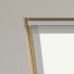 Pure White Dakstra Roof Window Blinds Detail