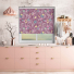 Sketch Floral Raspberry Electric Roller Blinds