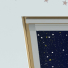 Starry Night Dakea Roof Window Blinds Detail