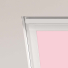 Sweet Rose FakroRoof Window Blinds Detail White Frame
