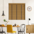 Tawny with Coffee Tape Wood Venetian Blinds