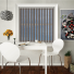 Weave Graphite Replacement Vertical Blind Slats Open