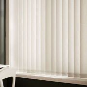 Cream vertical blinds