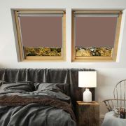 Brown Velux Blinds