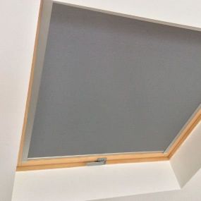 Charcoal Grey Blackout Blind for Roto Window