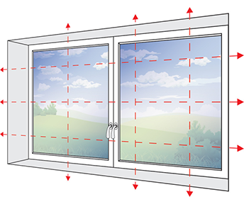 how to measure aluminium venetian blinds for normal windows