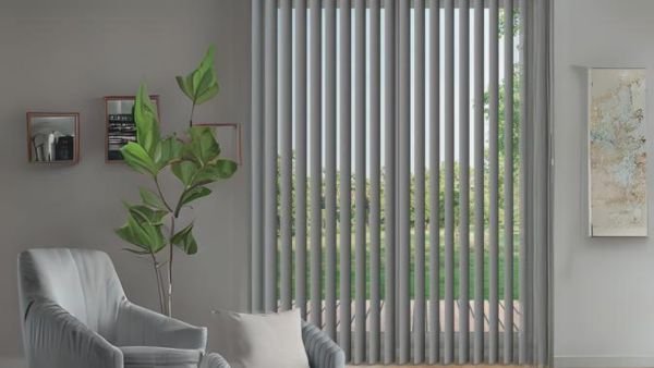 Origin Grey Whisper Vertical Blind