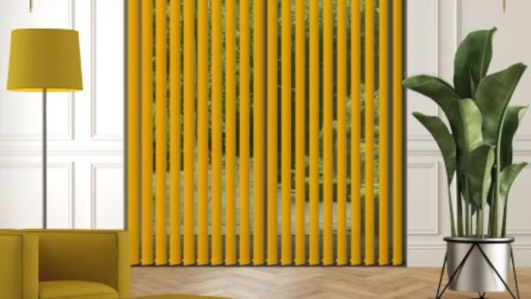 Origin Bright Mustard Vertical Blind